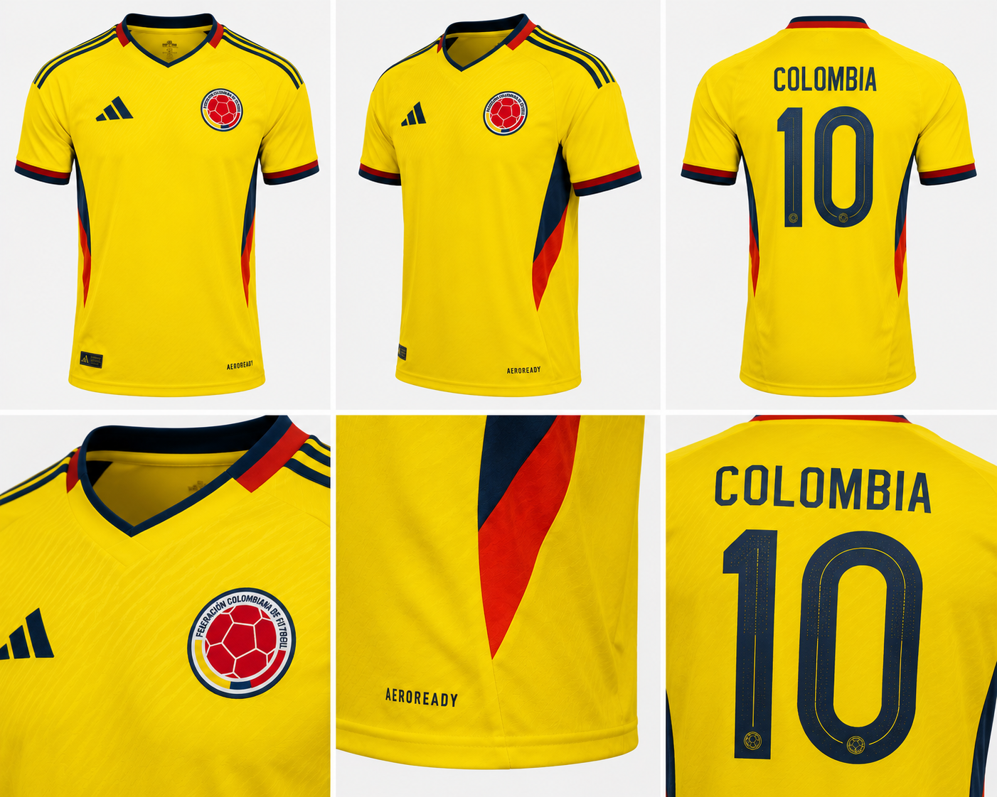 CAMISETA COLOMBIA MUNDIAL 2026 DROPI CUP - Zanzul Shop