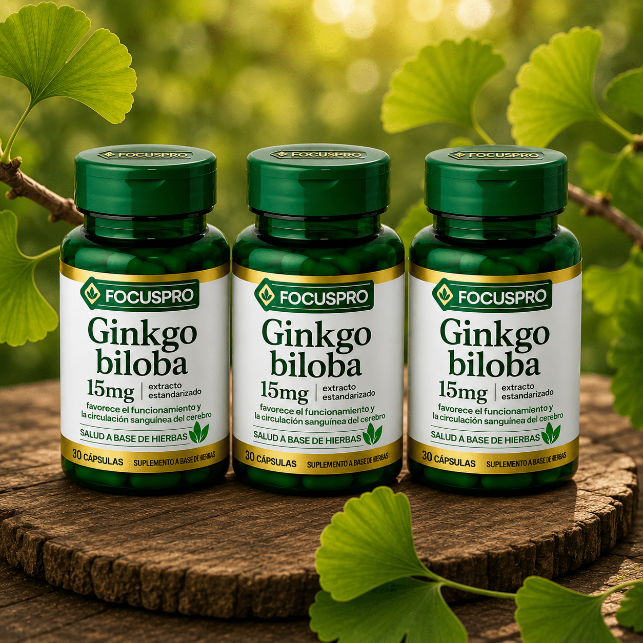Focus Pro – Más Concentración, Memoria y Energía Mental con Ginkgo Biloba