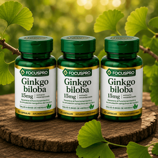 Focus Pro – Más Concentración, Memoria y Energía Mental con Ginkgo Biloba