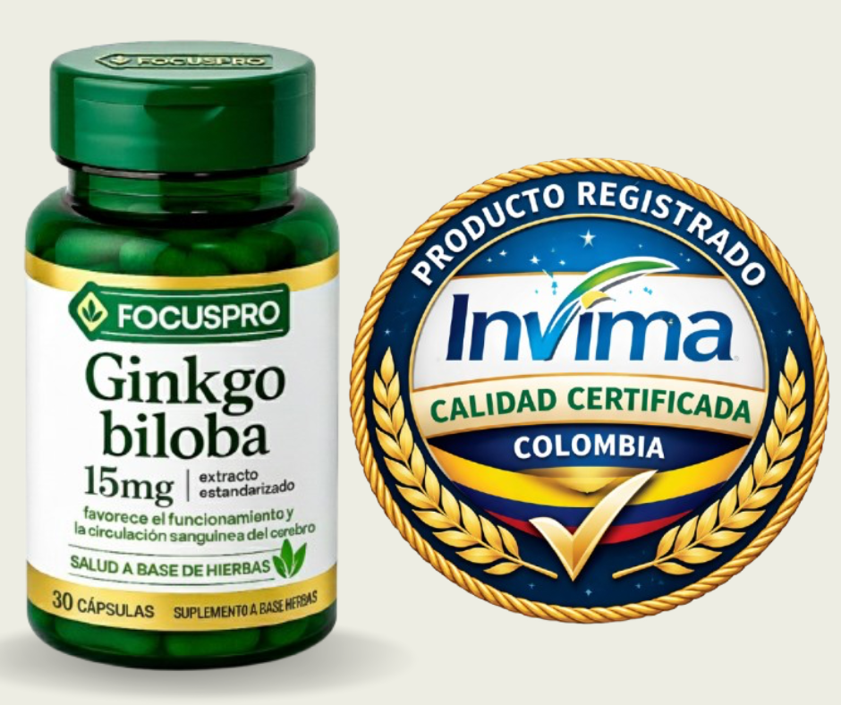 Focus Pro – Más Concentración, Memoria y Energía Mental con Ginkgo Biloba